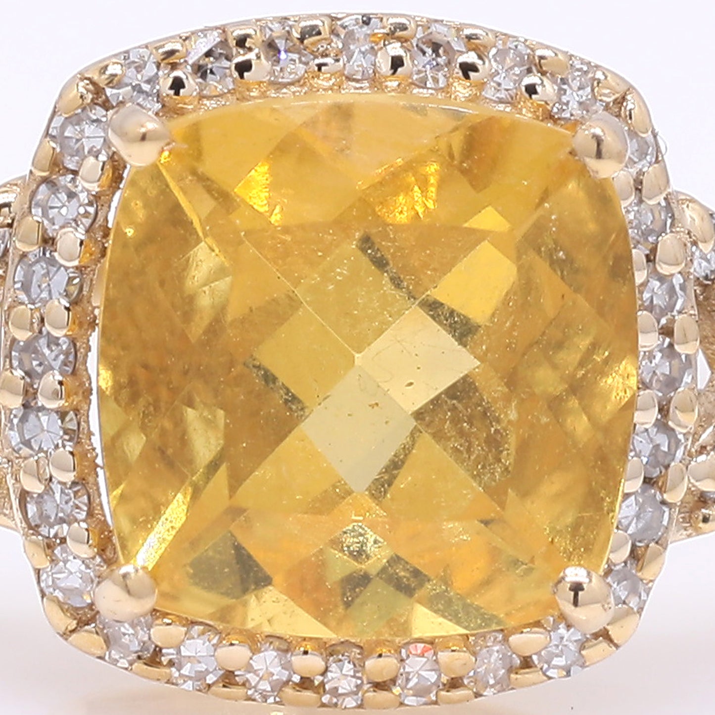 1.24 Ct Cushion Mixed Cut Natural Fire Opal 14K Gold Ring
