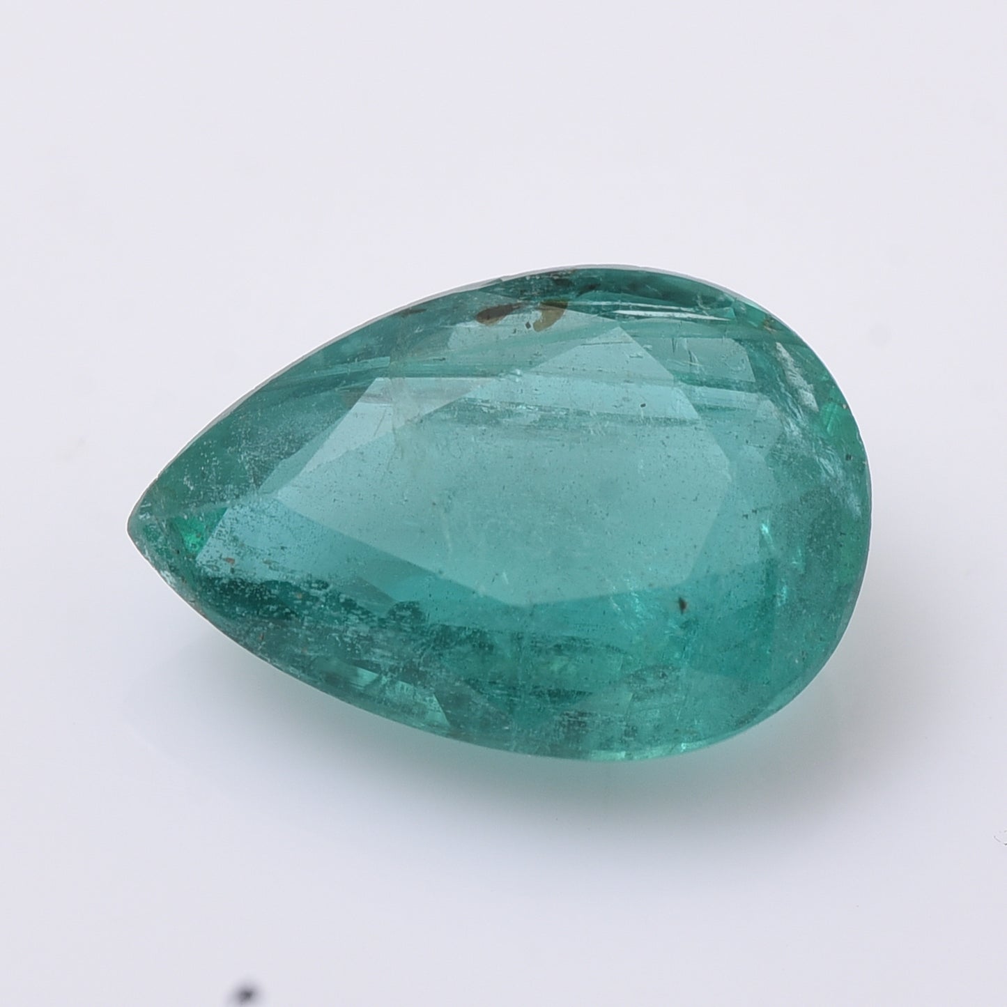 2.82 Natural Beryl Emerald Pear Mixed Cut Gemstone
