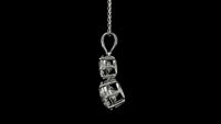 4.89 Ct Round Lab Grown Diamond 14K Gold Pendant