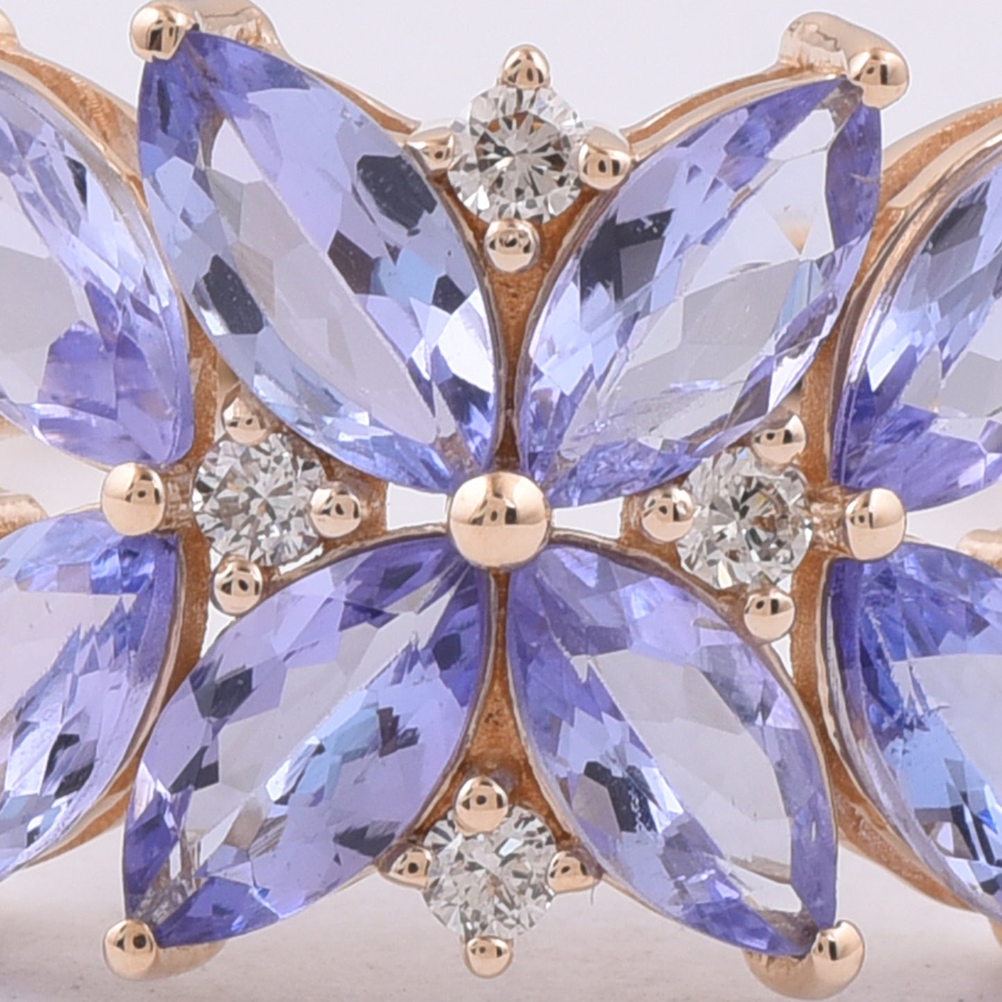 1.82 Ct Marquise Natural Tanzanite 14K Gold Ring