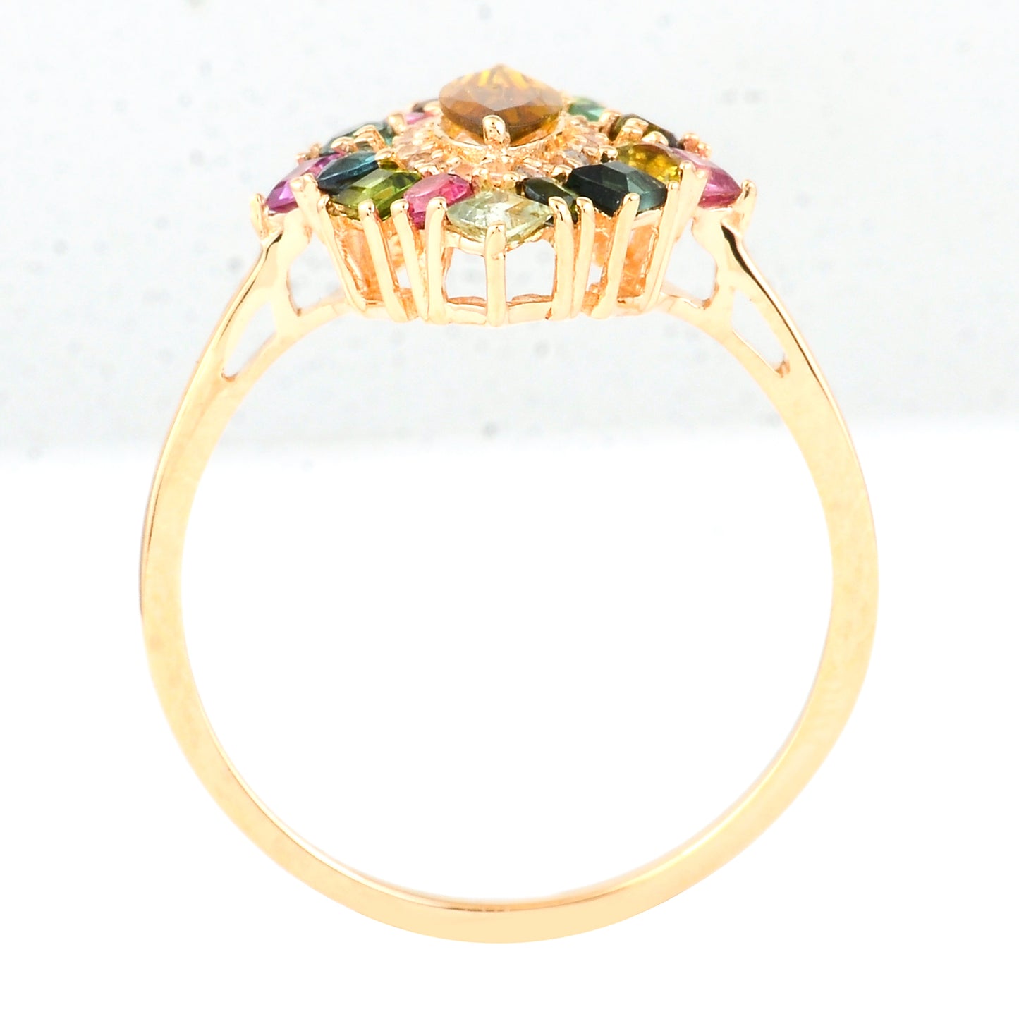 1.05 Ct Marquise Tourmaline 14K Gold Ring