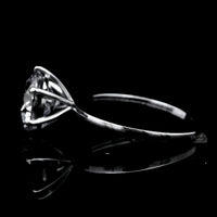 3.04 Carats Lab Grown Diamond 14K Gold Ring