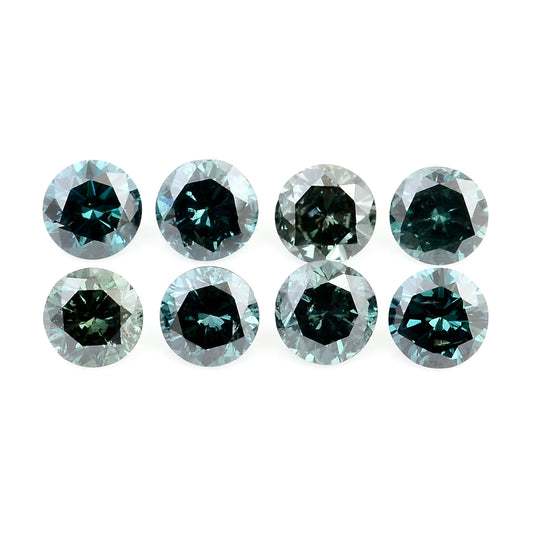 0.69 Blue Diamond Round Loose Gemstone