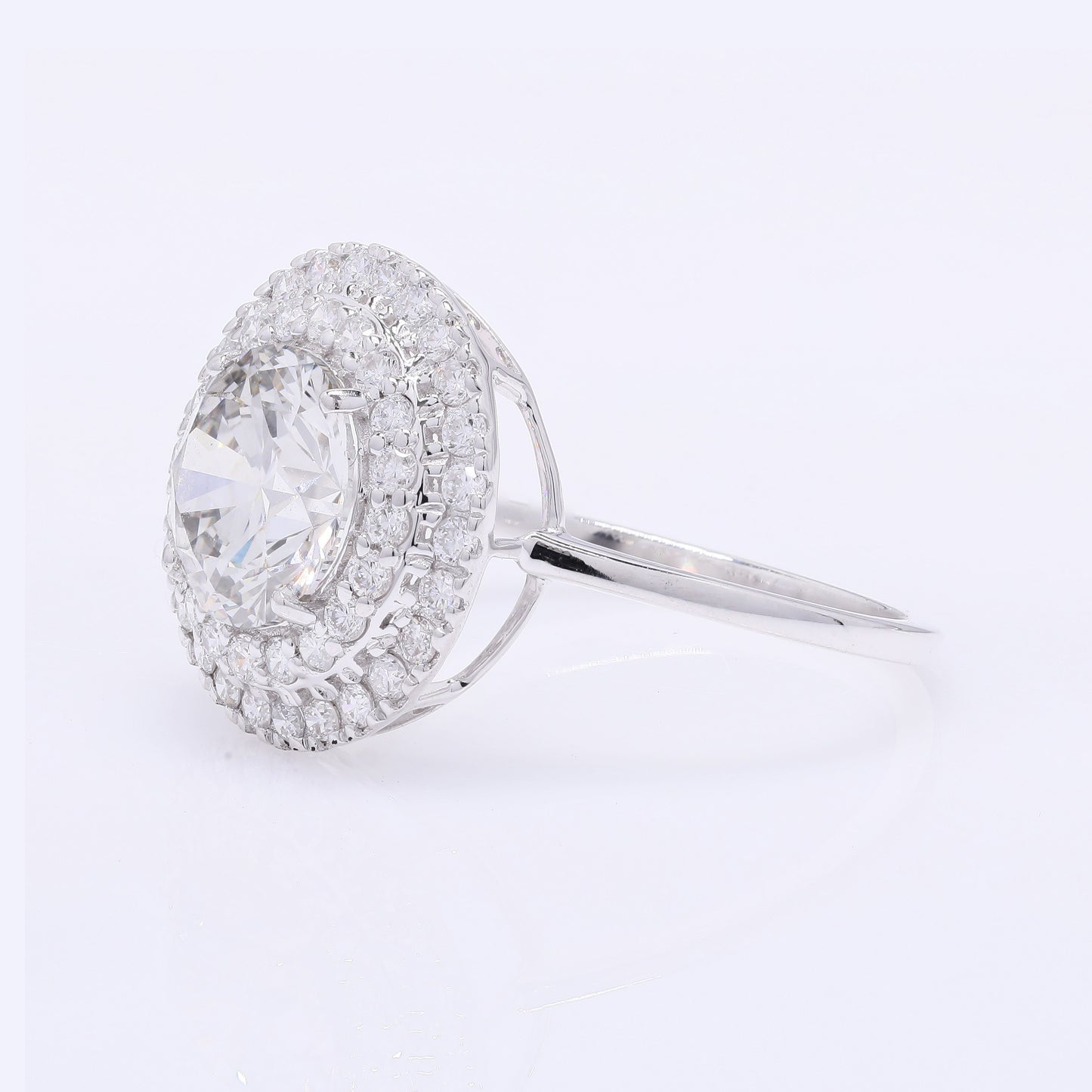 2.56 Carats Lab Grown Diamond 14K Gold Ring
