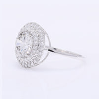 2.56 Carats Lab Grown Diamond 14K Gold Ring