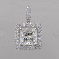 2.56 Carats Lab Grown Diamond 14K Gold Pendant