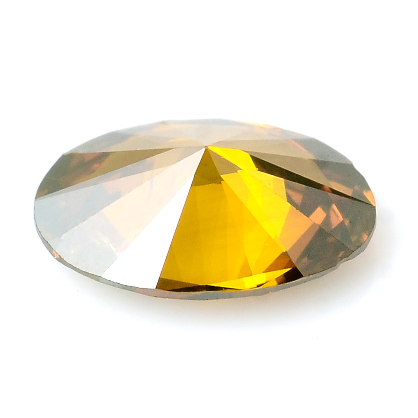 0.45 Carat Red Diamond Oval Loose Gemstone