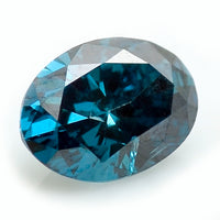 0.25 Blue Diamond Oval Loose Diamond