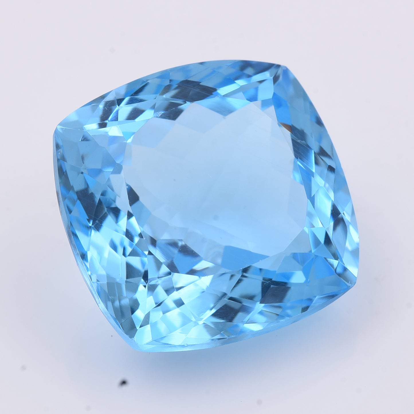 43.9 Natural Topaz Blue Topaz Cushion Mixed Cut Gemstone