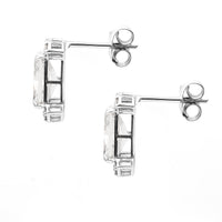 4.33 Carats Lab Grown Diamond 14K Gold Earrings