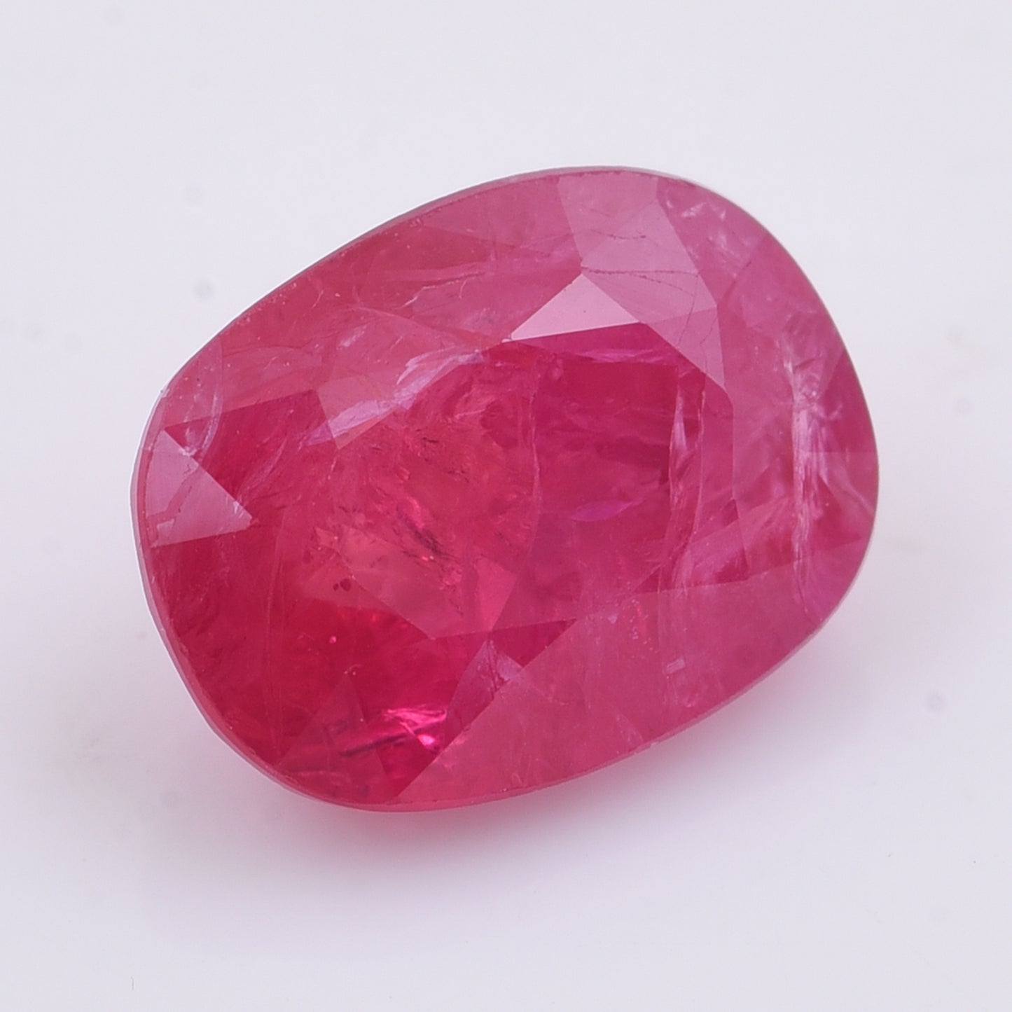 2.35 Natural Corundum Ruby Rectangular Cushion Mixed Cut Gemstone