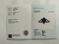 1.51 Ct Oval Mixed Cut Natural Sapphire 950 Platinum Ring