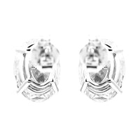 3.84 Carats Lab Grown Diamond 14K Gold Earrings