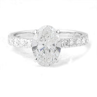 2.48 Carats Lab Grown Diamond 14K Gold Ring
