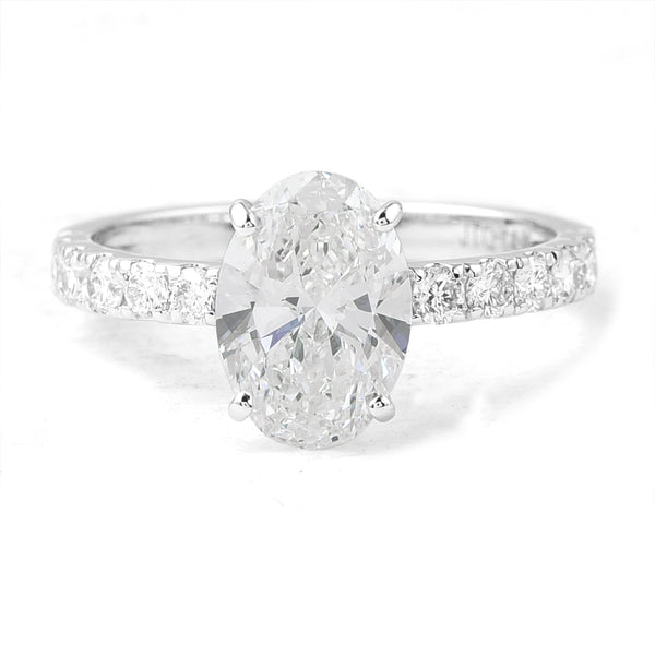 2.48 Carats Lab Grown Diamond 14K Gold Ring