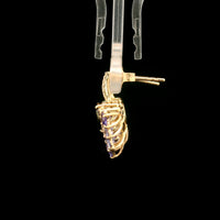 3.12 Ct Trillion Tourmaline 14K Gold Earrings
