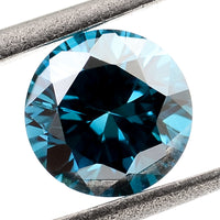 0.43 Blue Diamond Round Loose Gemstone