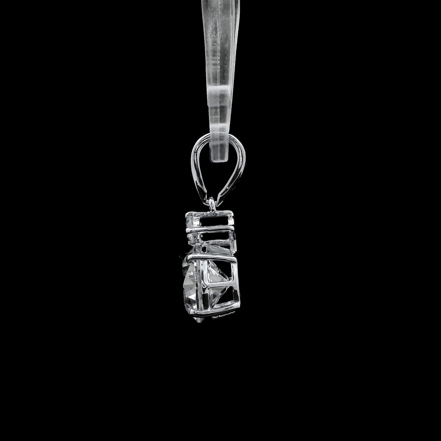 1.58 Ct Round Lab Grown Diamond 14K Gold Pendant