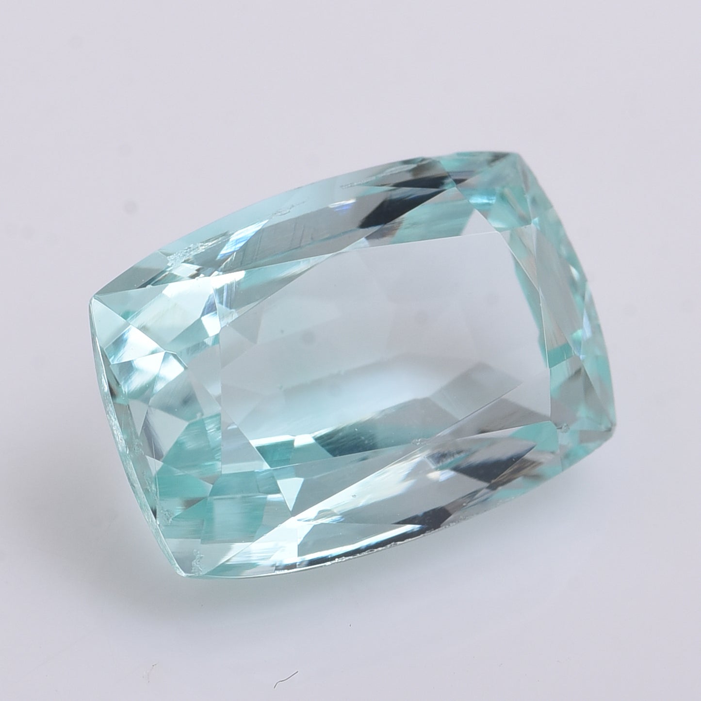 3.83 Natural Beryl Emerald Rectangular Cushion Mixed Cut Gemstone
