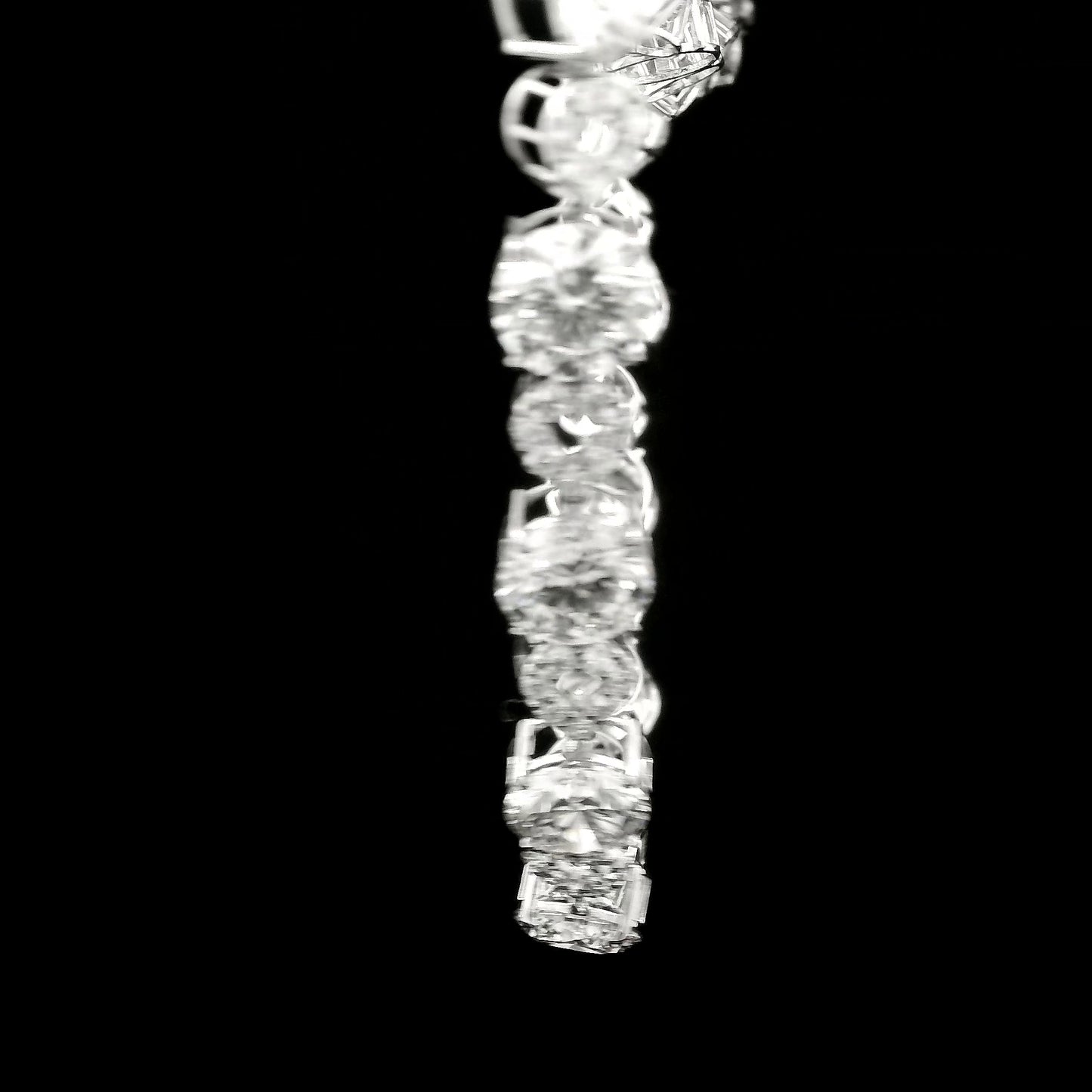 65.58 Ct Round Lab Grown Diamond 14K Gold Necklace