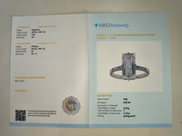 3.19 Carats Lab Grown Diamond 14K Gold Ring