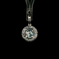 1.91 Carats Blue Lab Grown Diamond 14K Gold Pendant