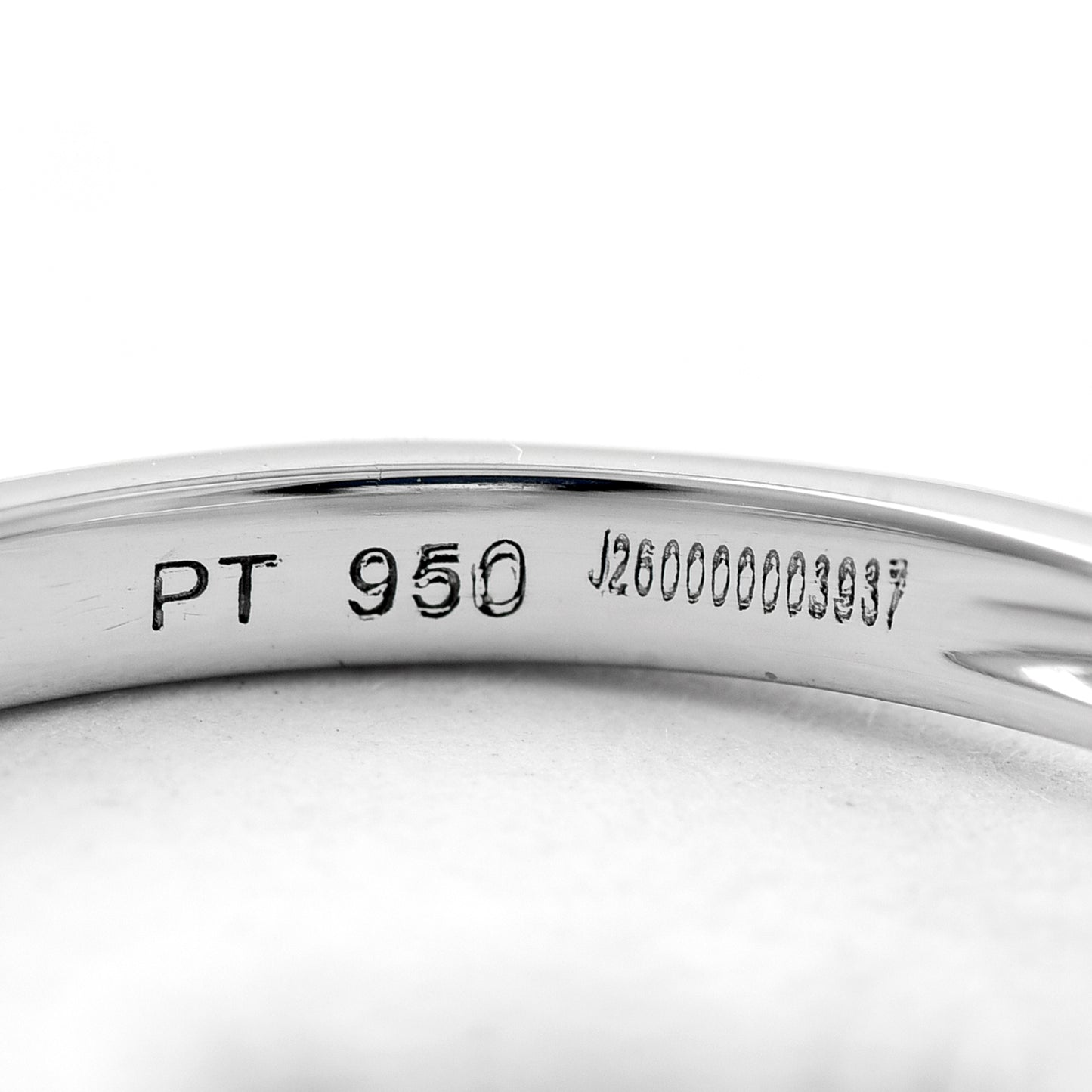3.05 Carats Lab Grown Diamond 950 Platinum Ring