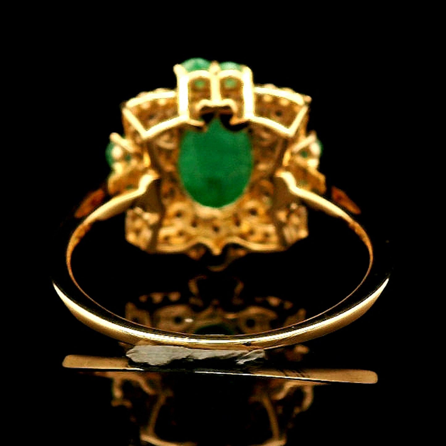 2.33 Ct Oval Emerald 14K Gold Ring