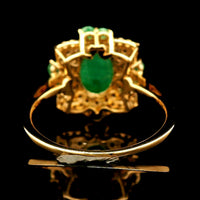 2.33 Ct Oval Emerald 14K Gold Ring
