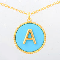 11.78 Ct Round Turquoise 925 Sterling Silver Pendant