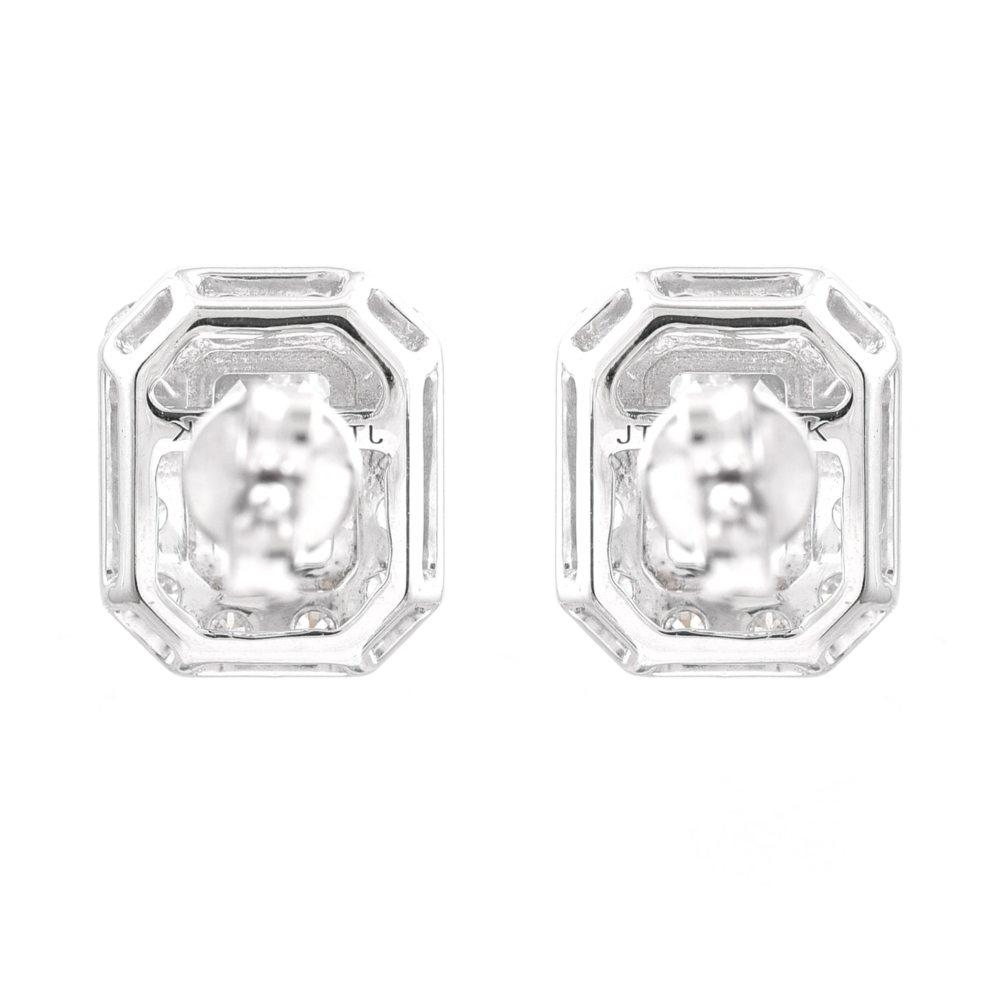 2.84 Carats Lab Grown Diamond 14K Gold Earrings