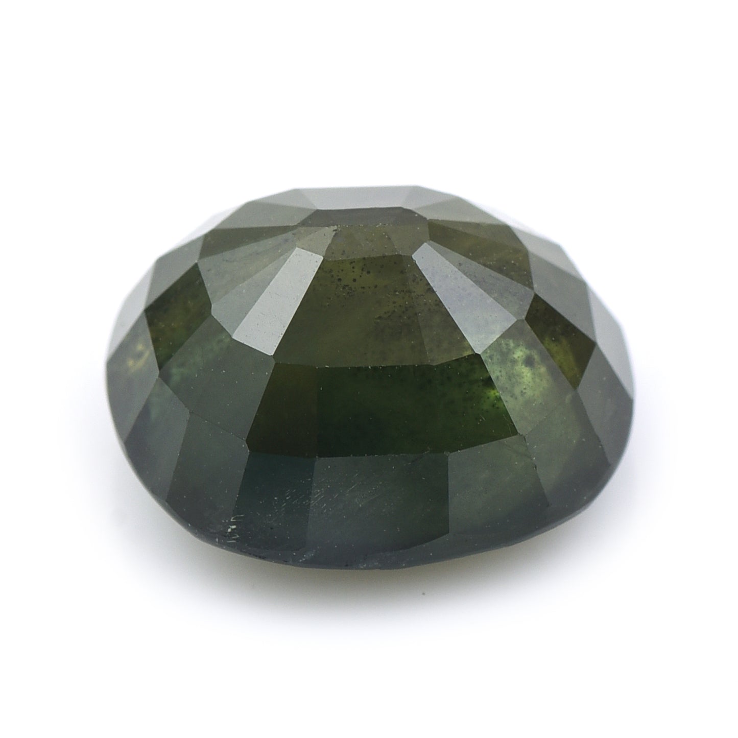 7.99 Natural Corundum Green Sapphire Rectangular Cushion Mixed Cut Gemstone