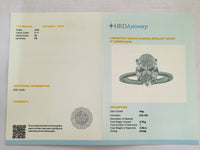 2.56 Carats Lab Grown Diamond 14K Gold Ring