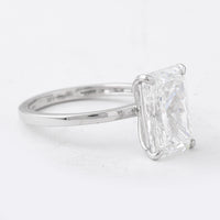 4.00 Carats Lab Grown Diamond 14K Gold Ring
