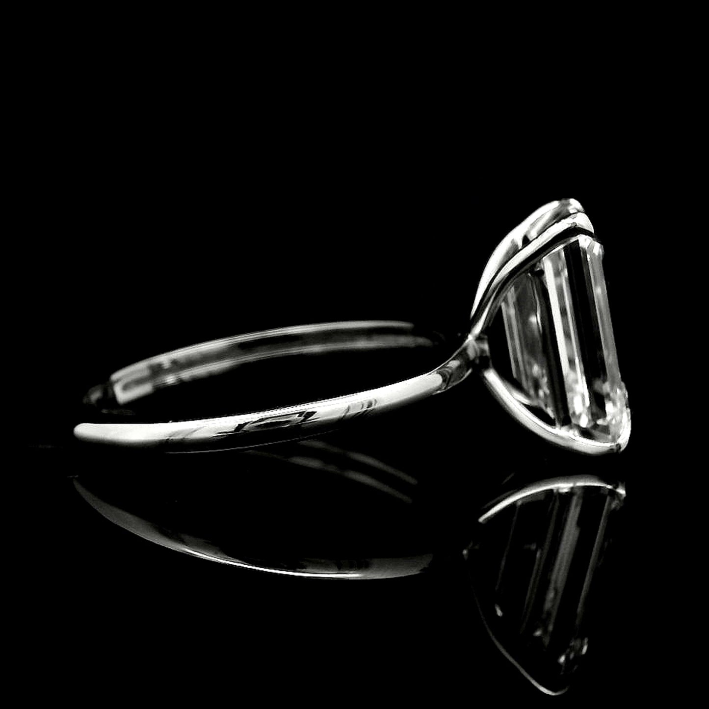 4.10 Carats Lab Grown Diamond 950 Platinum Ring