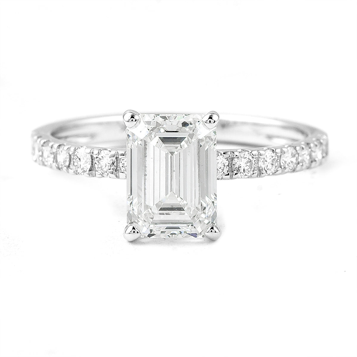 2.47 Carats Lab Grown Diamond 14K Gold Ring