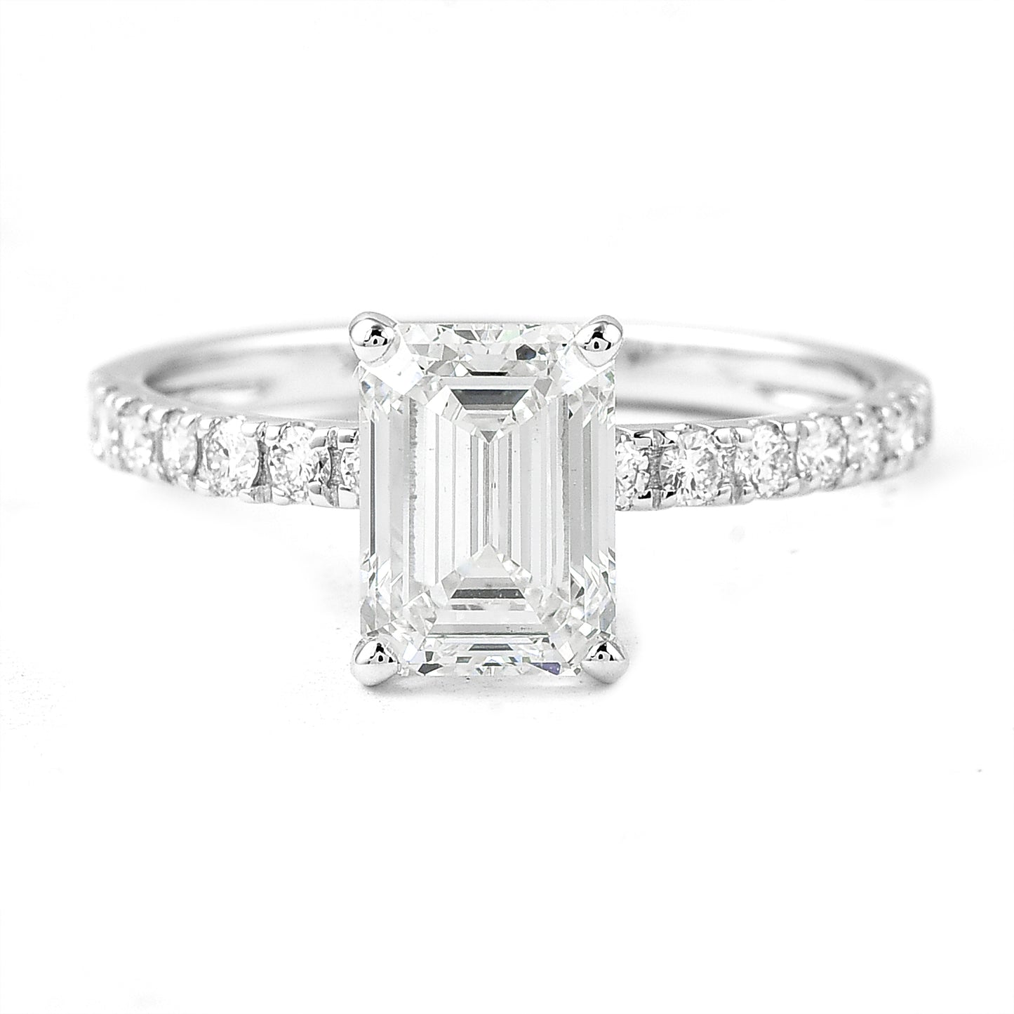 2.47 Carats Lab Grown Diamond 14K Gold Ring