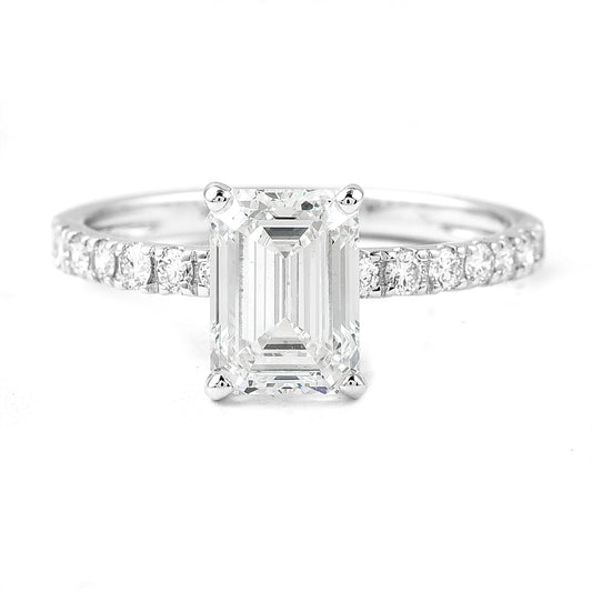 2.47 Carats Lab Grown Diamond 14K Gold Ring