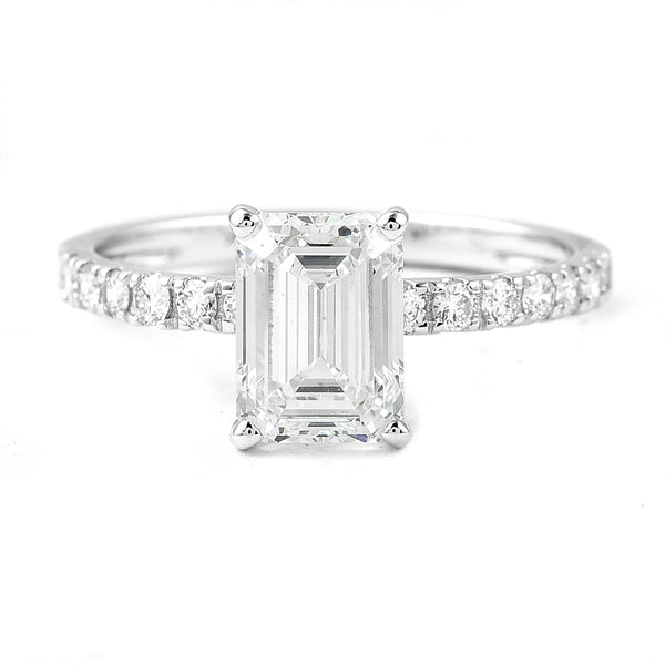2.47 Carats Lab Grown Diamond 14K Gold Ring