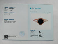 1.18 Ct Round Mixed Cut Natural Sapphire 14K Gold Ring
