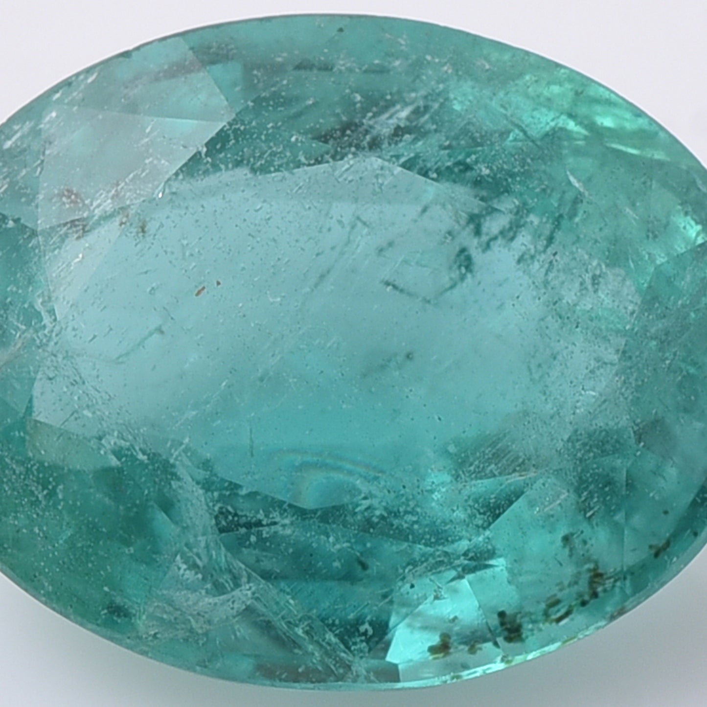 2.38 Natural Beryl Emerald Oval Mixed Cut Gemstone