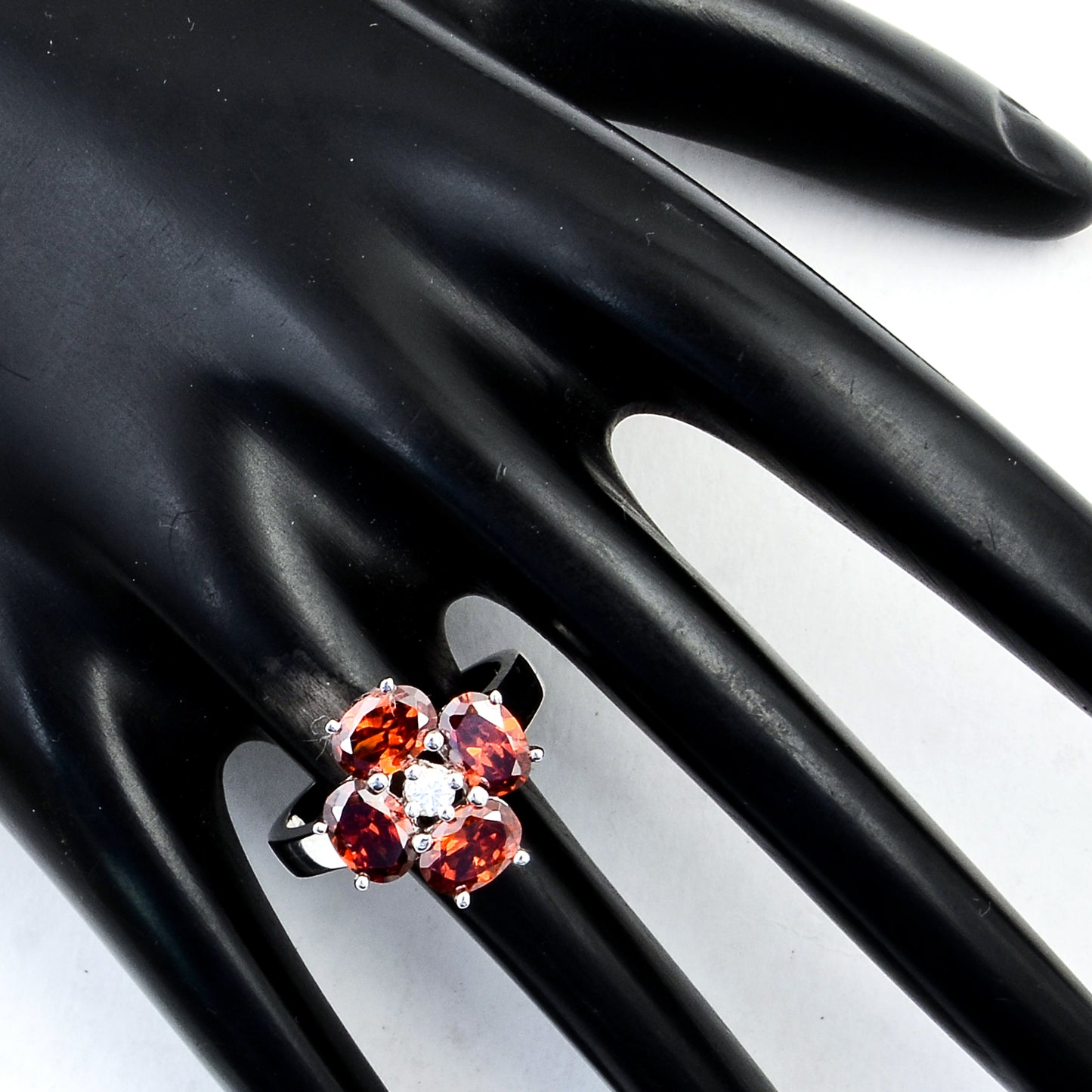 7.76 Ct Cubic Zirconia 925 Sterling Silver Ring