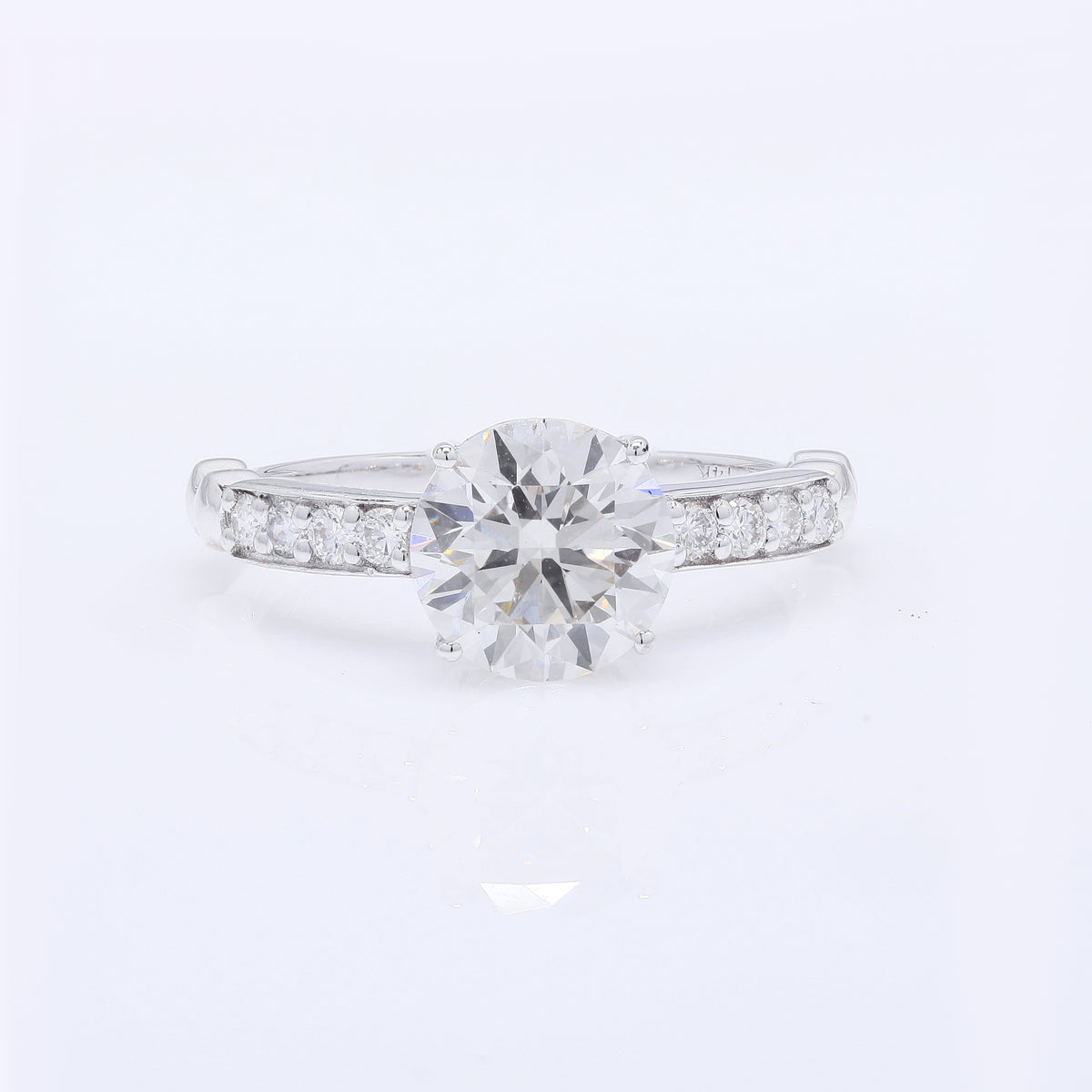 2.30 Carats Lab Grown Diamond 14K Gold Ring
