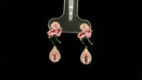 2.65 Ct Pear Tourmaline 14K Gold Earrings