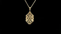 0.79 Ct Marquise Tourmaline 14K Gold Pendant