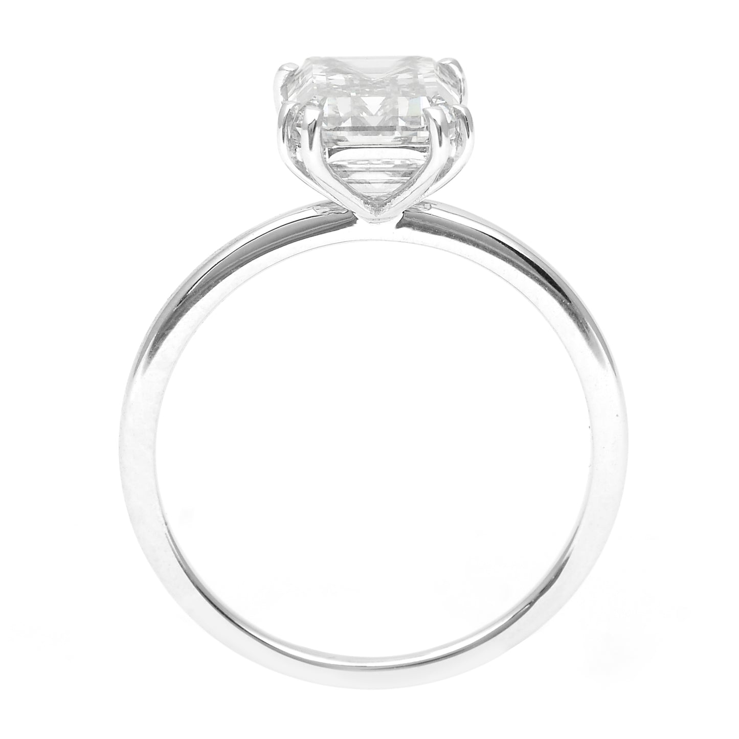 3.05 Carats Lab Grown Diamond 14K Gold Ring