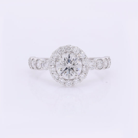 1.90 Carats Lab Grown Diamond 14K Gold Ring