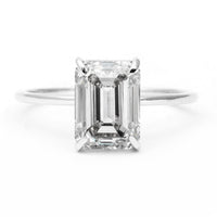 3.07 Carats Lab Grown Diamond 14K Gold Ring