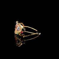 1.65 Ct Marquise Tourmaline 14K Gold Ring