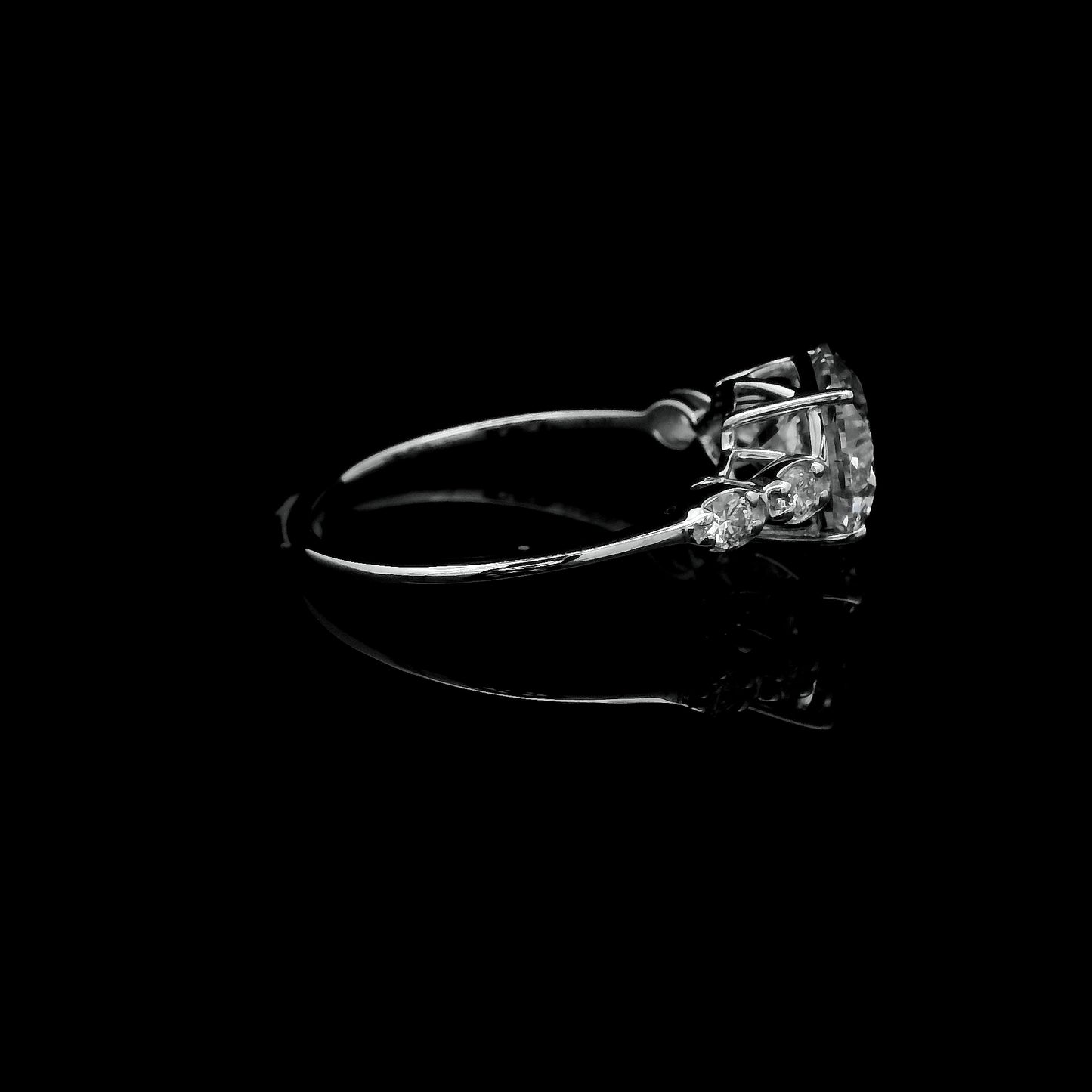 2.28 Ct Round Lab Grown Diamond 14K Gold Ring